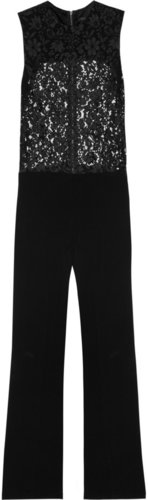 Joseph Kip lace and crepe jumpsuit