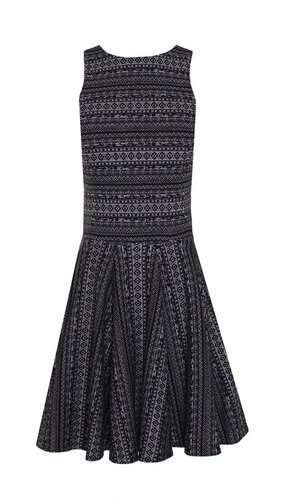 Fair Isle Sleeveless Dress