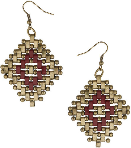 Scandi Woven Drop Earrings