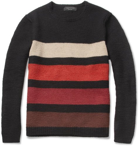 Rag & bone Bedford Striped Wool-Blend Sweater
