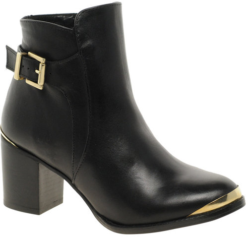 Dune Pedro Block Heel Boots
