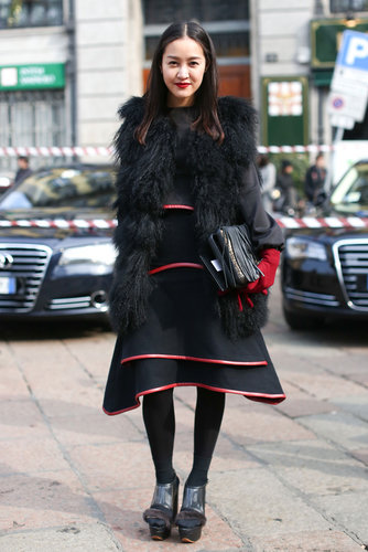 Milan Fashion Week Street Style Fall 2013 Milan Fashion Week Street Style Fall 2013