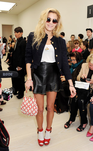 Chelsea Leyland at the Vivienne Westwood Fall 2013 show in London.
Chelsea Leyland at the Vivienne Westwood Fall 2013 show in London.