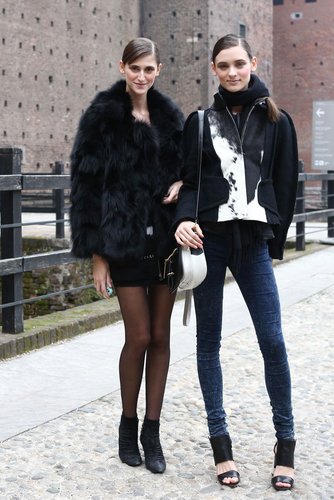 Milan Fashion Week Street Style Fall 2013 Milan Fashion Week Street Style Fall 2013