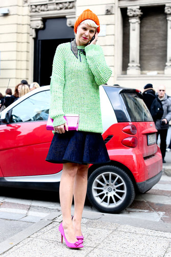 Milan Fashion Week Street Style Fall 2013 Milan Fashion Week Street Style Fall 2013