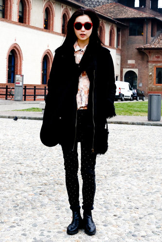 Milan Fashion Week Street Style Fall 2013 Milan Fashion Week Street Style Fall 2013