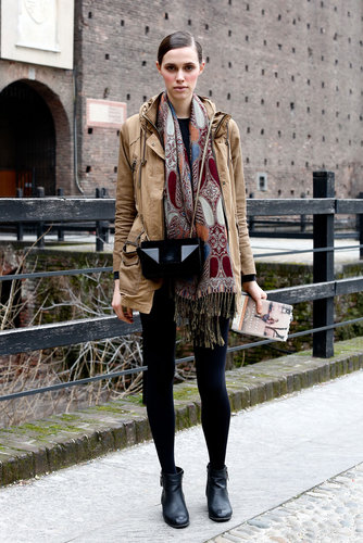 Milan Fashion Week Street Style Fall 2013 Milan Fashion Week Street Style Fall 2013
