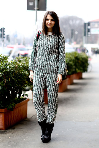 Milan Fashion Week Street Style Fall 2013 Milan Fashion Week Street Style Fall 2013