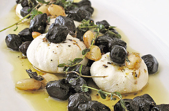 Marinated Goat Cheese With Olives