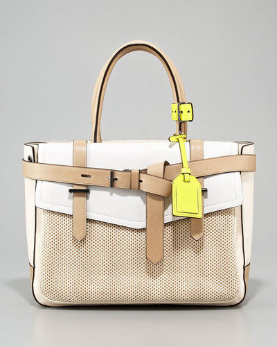 Reed Krakoff Boxer Tote Bag, Nude/Multicolor