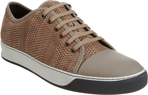 Lanvin Woven Low Top Sneaker