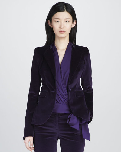Rachel Zoe Hutton Velvet Blazer