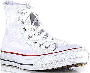 Converse Women's - Chuck Taylor Lace - White Canvas Hi Top Sneaker