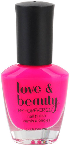 Love 21 Neon Pink Nail Polish