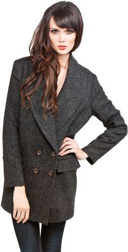 Rachel Comey Cabot Coat in Charcoal