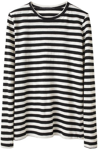 Proenza Schouler / Striped Tissue T-Shirt