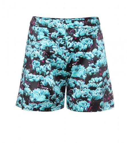 Mary Katrantzou STRIP VALLEY SILK SHORTS