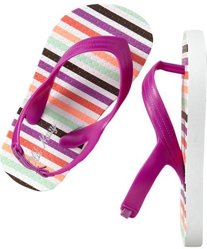 Printed Heel Flip-Flops for Baby