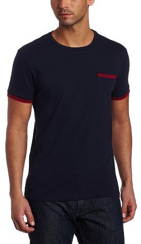 Ben Sherman Men's Short Sleeve Tipped Pocket Short Sleeve Tee