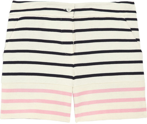 Markus Lupfer Striped cotton shorts