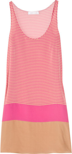 Richard Nicoll Striped silk crepe de chine dress