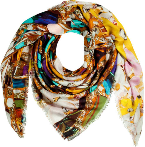 Mary Katrantzou Topaz Multicolor Scarf