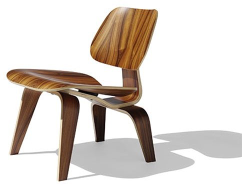 Eames molded plywood lounge chair by herman miller