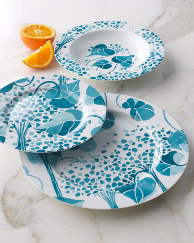 Lulu DK 12-Piece "Hydrangea" Dinnerware Service