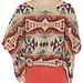 blu pepper Open-Sleeve Sweater