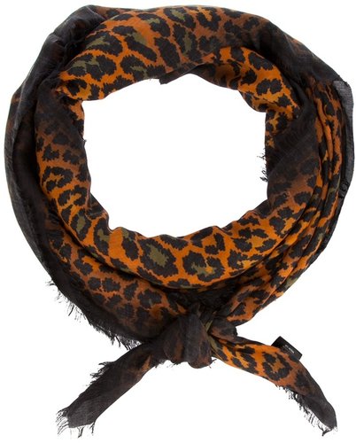 Christopher Kane LEOPARD PRINT SCARF