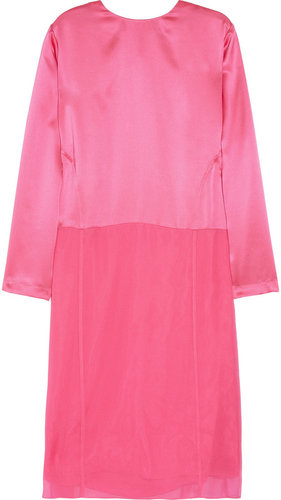 Creatures of the Wind Silk-charmeuse and chiffon dress