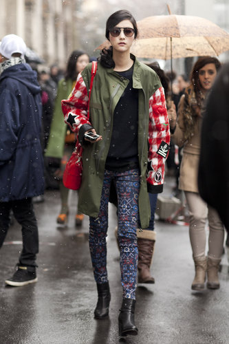 Milan Fashion Week Street Style Fall 2013 Milan Fashion Week Street Style Fall 2013