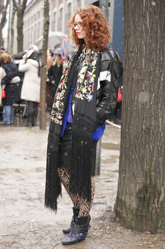 Milan Fashion Week Street Style Fall 2013 Milan Fashion Week Street Style Fall 2013