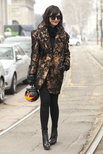 Milan Fashion Week Street Style Fall 2013 Milan Fashion Week Street Style Fall 2013
