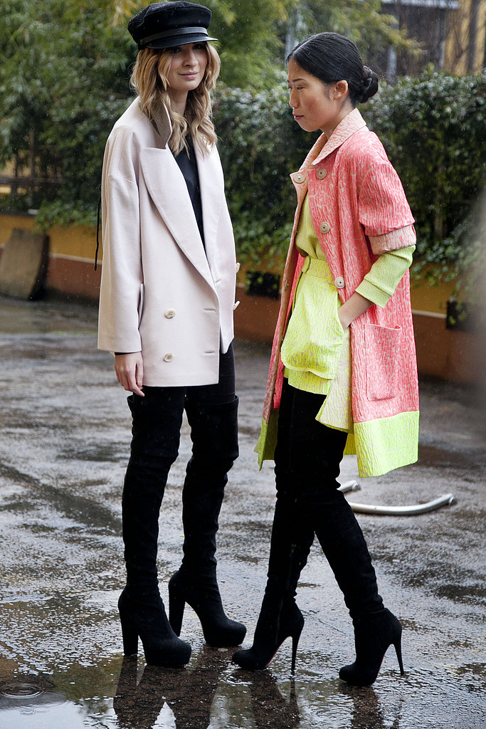Milan Fashion Week Street Style Fall 2013 Milan Fashion Week Street Style Fall 2013