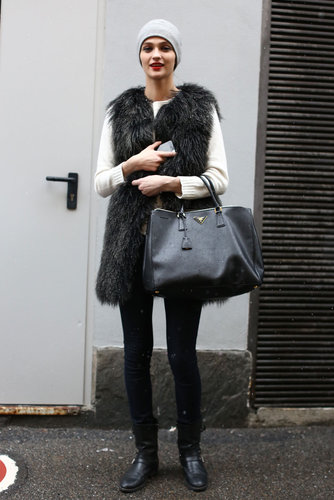 Milan Fashion Week Street Style Fall 2013 Milan Fashion Week Street Style Fall 2013