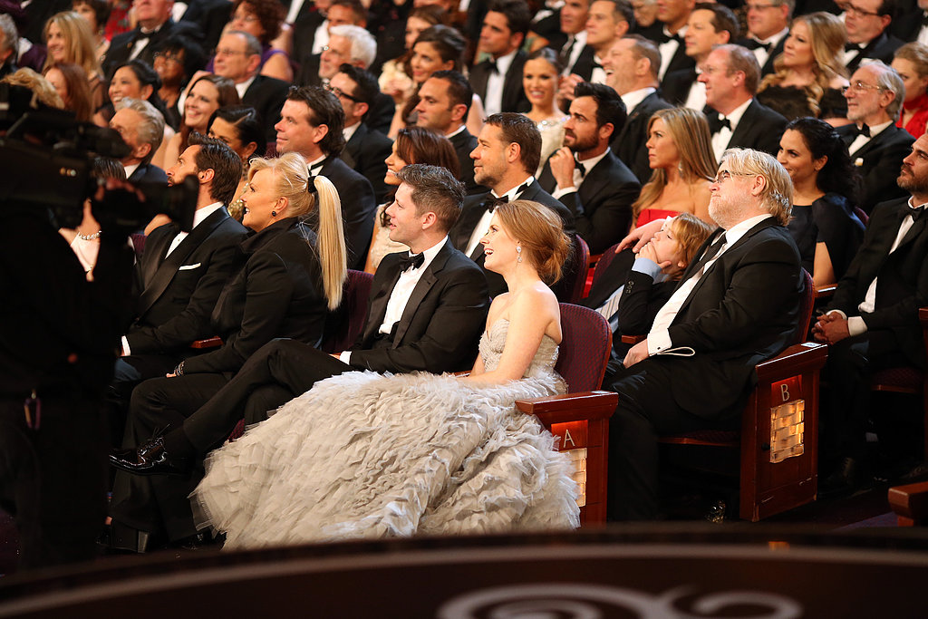 Celebrities watched on at the 2013 Oscars.
Celebrities watched on at the 2013 Oscars.