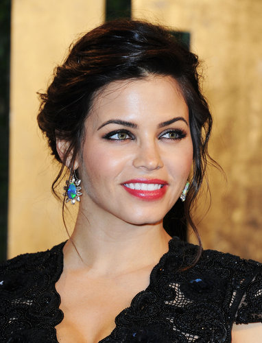 Mom-to-be Jenna Dewan-Tatum brightened her lace Rachel Roy gown with iridescent Irene Neuwirth opal and diamond earrings.
Mom-to-be Jenna Dewan-Tatum brightened her lace Rachel Roy gown with iridescent Irene Neuwirth opal and diamond earrings.