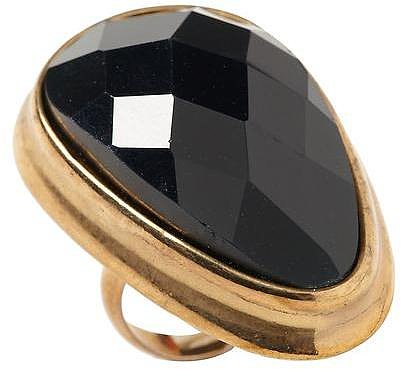 Sabine Black Statement Ring