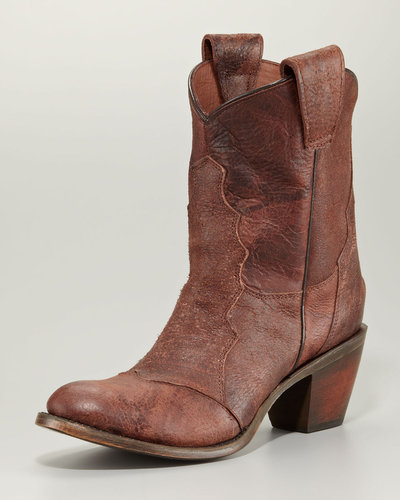 Ash Leon Cowboy Ankle Boot, Brandy