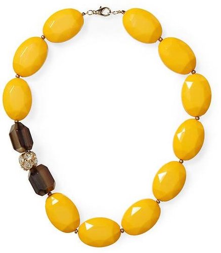Yellow Beaded Necklace