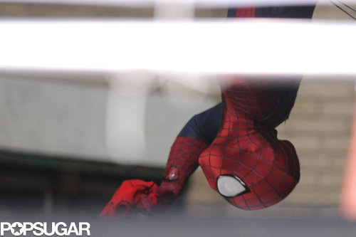Andrew Garfield Suits Up For the Spidey Sequel With Shailene Woodley Andrew Garfield Suits Up For the Spidey Sequel With Shailene Woodley