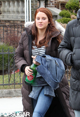 Andrew Garfield Suits Up For the Spidey Sequel With Shailene Woodley Andrew Garfield Suits Up For the Spidey Sequel With Shailene Woodley