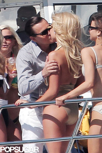 All in a Day's Work — Leo Kisses and Parties With Bikini-Clad Girls on a Yacht All in a Day's Work — Leo Kisses and Parties With Bikini-Clad Girls on a Yacht
