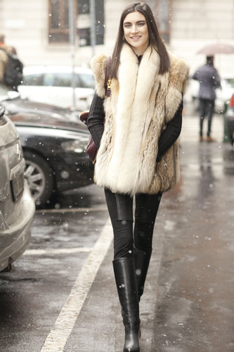 A luxe Winter uniform — not at all complicated but totally eye-catching.
A luxe Winter uniform — not at all complicated but totally eye-catching.
