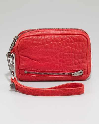 Alexander Wang Fumo Zip-Around Wristlet, Cayenne