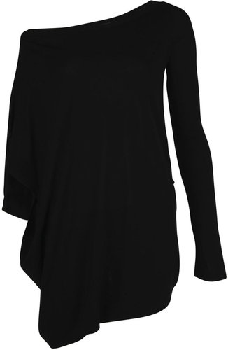 One Sleeve Drape Dress, McQ by Alexander McQueen