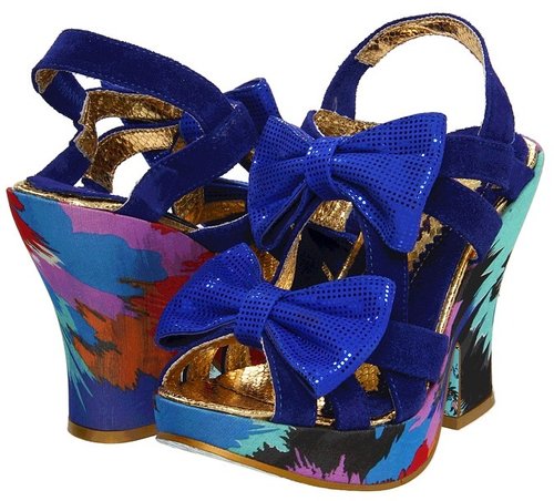 Irregular Choice - Squiggly Diggly (Blue) - Footwear