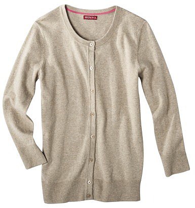 Merona® Women's Crewneck 3/4 Sleeve Cardigan Sweater -  Assorted Colors