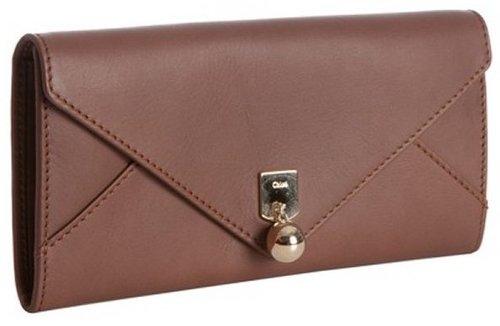 Chloe granite leather continental envelope wallet